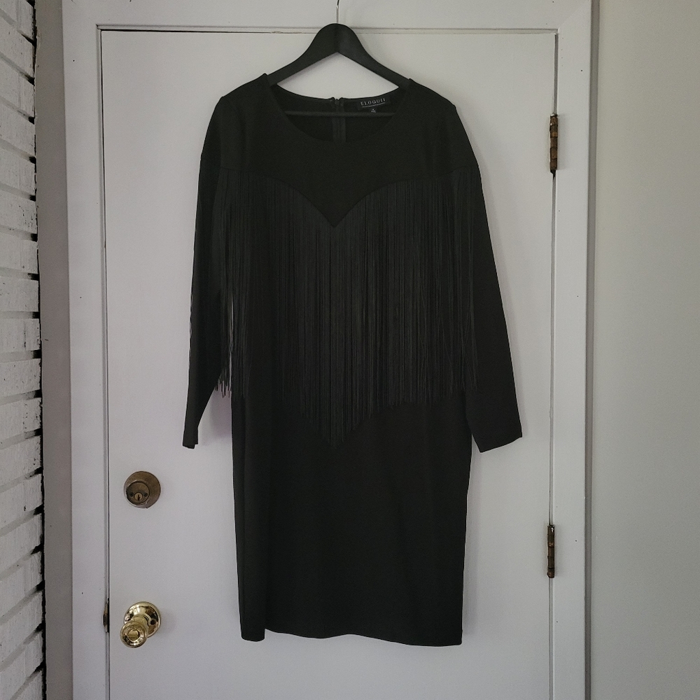 Eloquii fringe dress